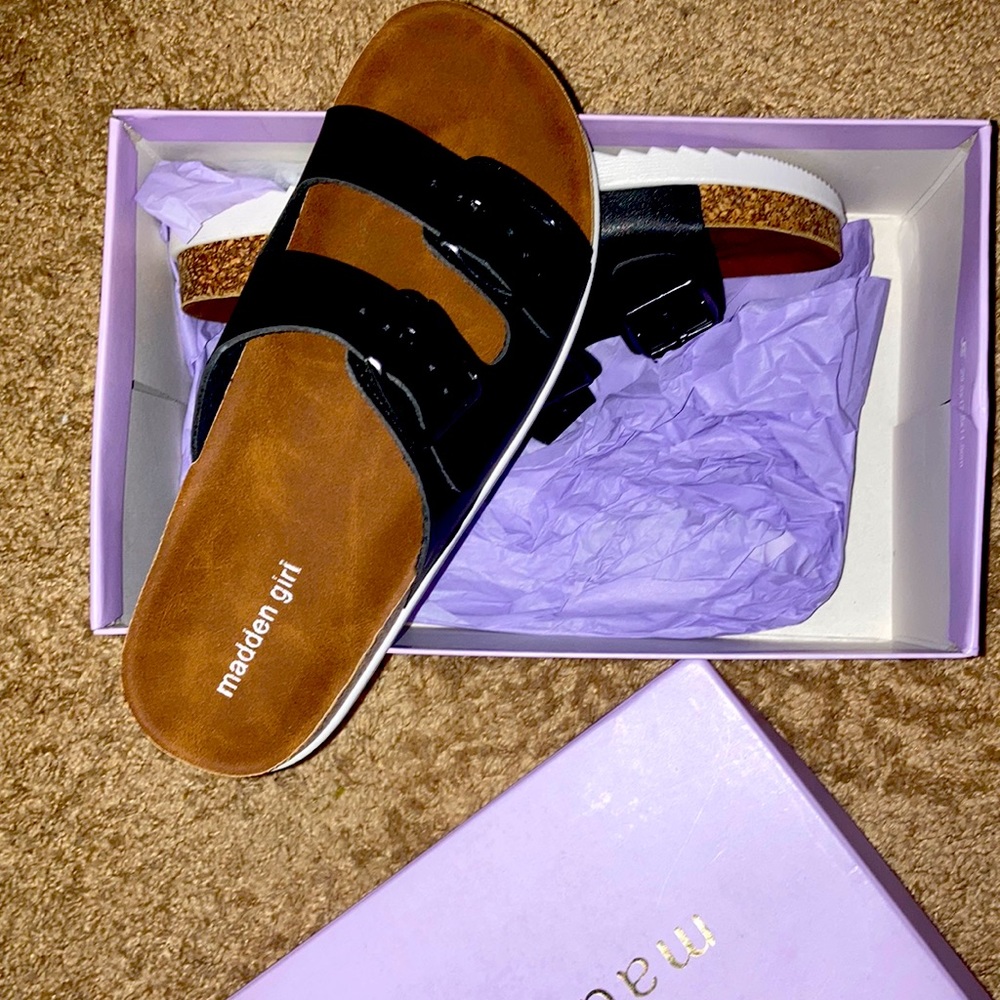 Never Worn Madden Sandals.